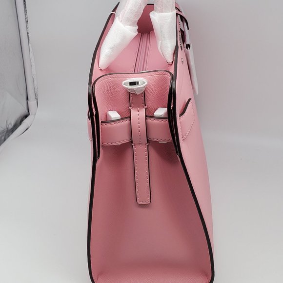 Michael Kors Women Michael Kors Medium East West Rayne Satchel Pink
